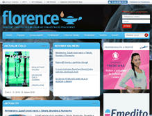 Tablet Screenshot of florence.cz