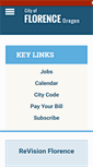Mobile Screenshot of ci.florence.or.us