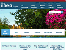 Tablet Screenshot of ci.florence.or.us