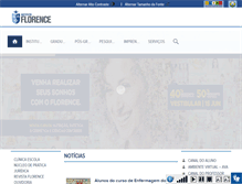 Tablet Screenshot of florence.edu.br